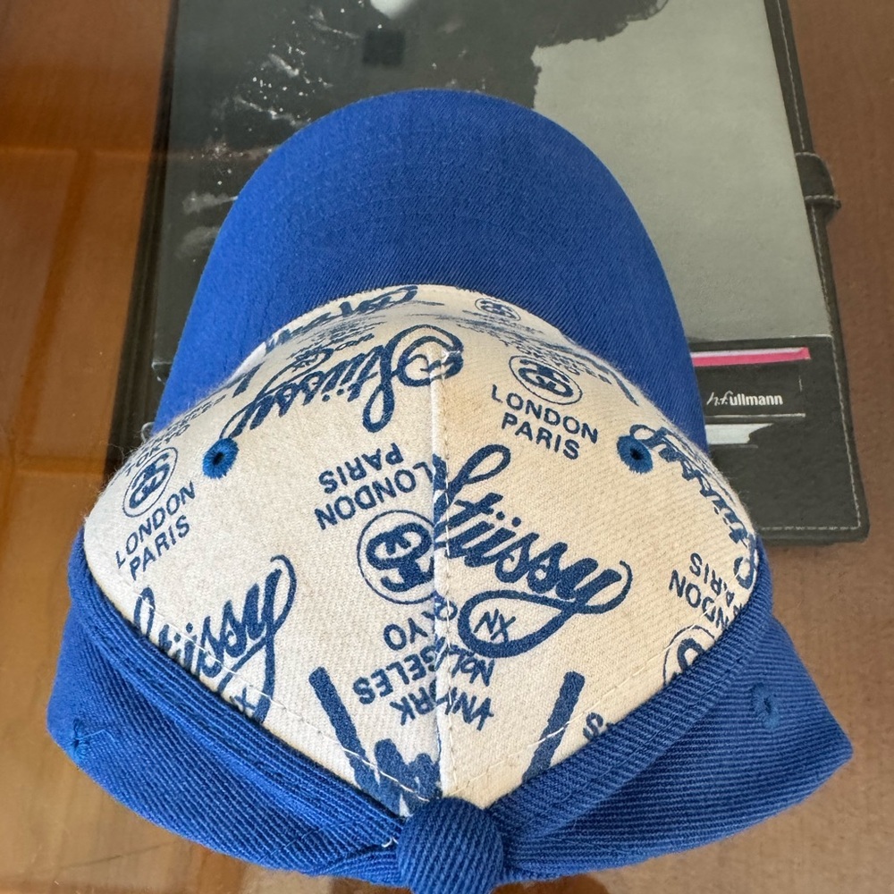 Original Vintage 1990’s Stussy World Tour Fitted Cap Hat Collectible Rare - Picture 8 of 9